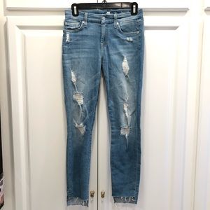 7 ForAllMankind The Ankle Skinny Jeans